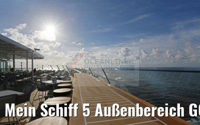 Mein Schiff 5 Außenbereich GOSCH und Buffet Anckelmannsplatz