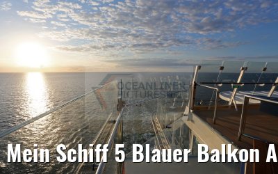 Mein Schiff 5 Blauer Balkon Abendstimmung