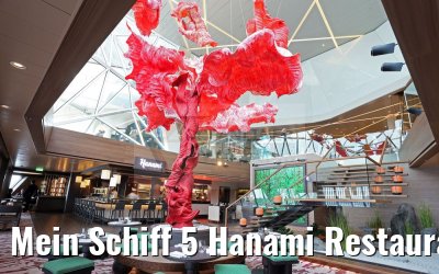 Mein Schiff 5 Hanami Restaurant by Tim Raue