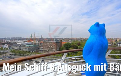 Mein Schiff 6 Ausguck mit Bär