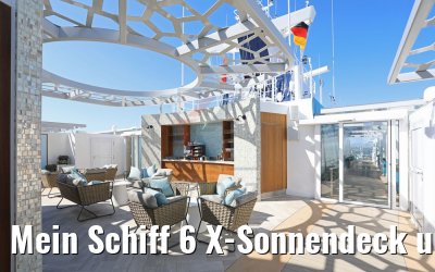 Mein Schiff 6 X-Sonnendeck und Loungebereich