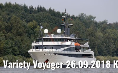 Variety Voyager 26.09.2018 Kiel Kanal transit (Photo: K. Kaulfuss)
