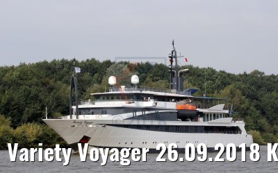 Variety Voyager 26.09.2018 Kiel Kanal transit (Photo: K. Kaulfuss)
