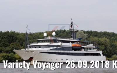 Variety Voyager 26.09.2018 Kiel Kanal transit (Photo: K. Kaulfuss)