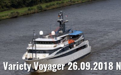 Variety Voyager 26.09.2018 Nord-Ostsee-Kanal (Photo: K. Kaulfuss)