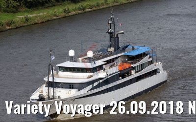 Variety Voyager 26.09.2018 Nord-Ostsee-Kanal (Photo: K. Kaulfuss)