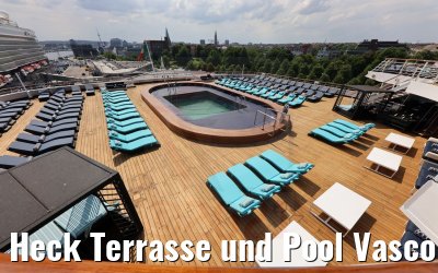 Heck Terrasse und Pool Vasco Da Gama