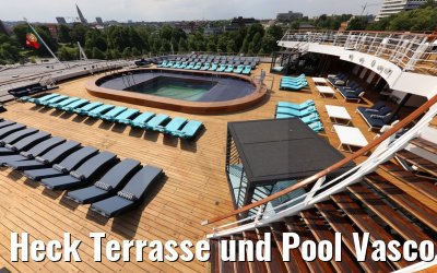 Heck Terrasse und Pool Vasco Da Gama