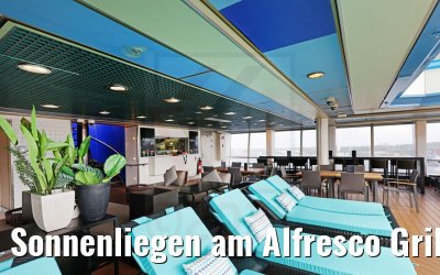 Sonnenliegen am Alfresco Grill Vasco Da Gama