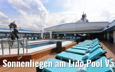 Sonnenliegen am Lido Pool Vasco Da Gama