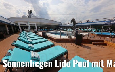Sonnenliegen Lido Pool mit Magrodome Vasco Da Gama