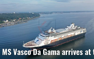 MS Vasco Da Gama arrives at the port of Kiel 01.08.2019