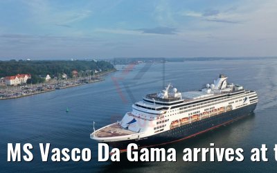 MS Vasco Da Gama arrives at the port of Kiel 01.08.2019
