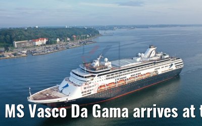 MS Vasco Da Gama arrives at the port of Kiel 01.08.2019