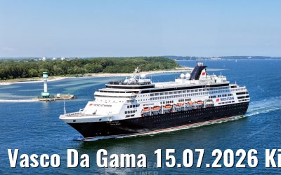 Vasco Da Gama 15.07.2026 Kiel arrival