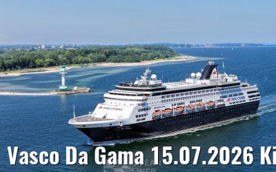 Vasco Da Gama 15.07.2026 Kiel arrival