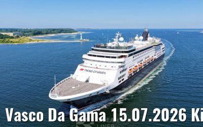Vasco Da Gama 15.07.2026 Kiel arrival