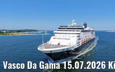 Vasco Da Gama 15.07.2026 Kiel arrival