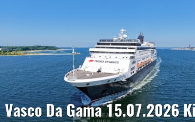 Vasco Da Gama 15.07.2026 Kiel arrival