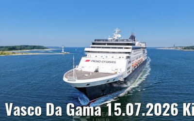 Vasco Da Gama 15.07.2026 Kiel arrival