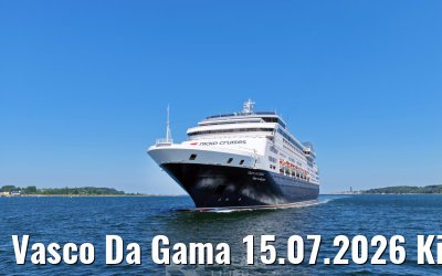 Vasco Da Gama 15.07.2026 Kiel arrival