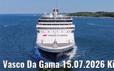 Vasco Da Gama 15.07.2026 Kiel arrival
