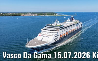 Vasco Da Gama 15.07.2026 Kiel arrival
