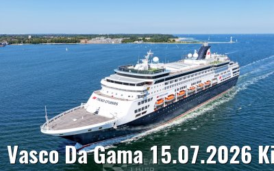 Vasco Da Gama 15.07.2026 Kiel arrival