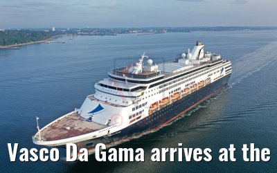Vasco Da Gama arrives at the port of Kiel 01.08.2019