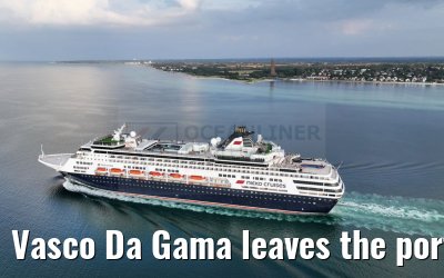 Vasco Da Gama leaves the port of Kiel 12.09.2023