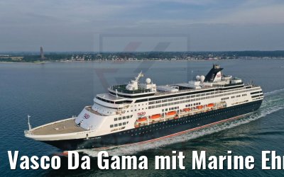 Vasco Da Gama mit Marine Ehrenmal Laboe 13.07.2021