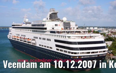 Veendam am 10.12.2007 in Key West