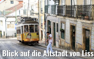 Blick auf die Altstadt von Lissabon 16.05.2019
