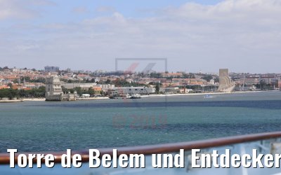 Torre de Belem und Entdeckerdenkmal Lissabon 16.05.2019