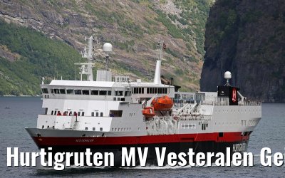 Hurtigruten MV Vesteralen Geirangerfjord 16. June 2014