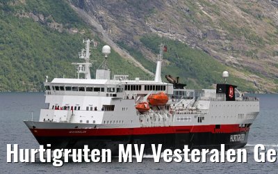 Hurtigruten MV Vesteralen Geirangerfjord 16. June 2014