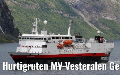 Hurtigruten MV Vesteralen Geirangerfjord 16. June 2014