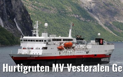 Hurtigruten MV Vesteralen Geirangerfjord 16. June 2014