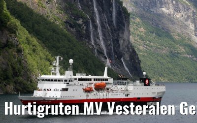 Hurtigruten MV Vesteralen Geirangerfjord 16. June 2014