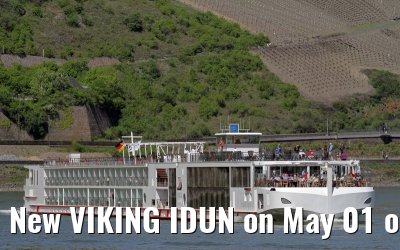 New VIKING IDUN on May 01 on the river Rhine