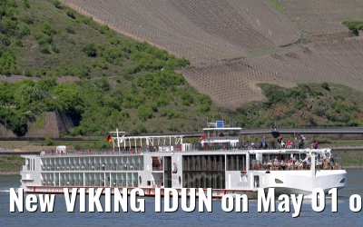 New VIKING IDUN on May 01 on the river Rhine