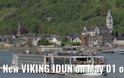 New VIKING IDUN on May 01 on the river Rhine