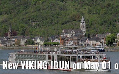 New VIKING IDUN on May 01 on the river Rhine