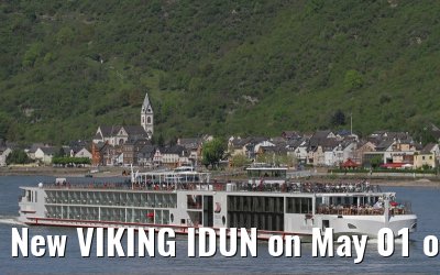 New VIKING IDUN on May 01 on the river Rhine
