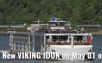 New VIKING IDUN on May 01 on the river Rhine
