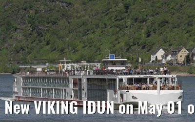 New VIKING IDUN on May 01 on the river Rhine