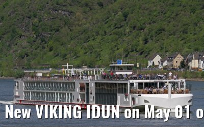 New VIKING IDUN on May 01 on the river Rhine