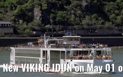 New VIKING IDUN on May 01 on the river Rhine