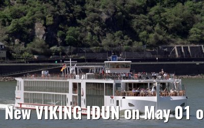 New VIKING IDUN on May 01 on the river Rhine