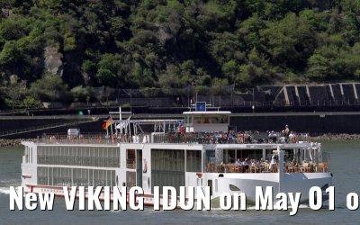 New VIKING IDUN on May 01 on the river Rhine